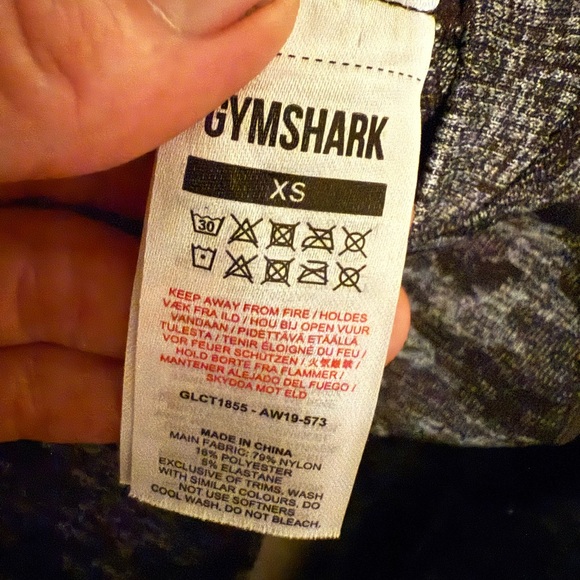 Gymshark womens Black Camo Leggings Set - Picture 6 of 6